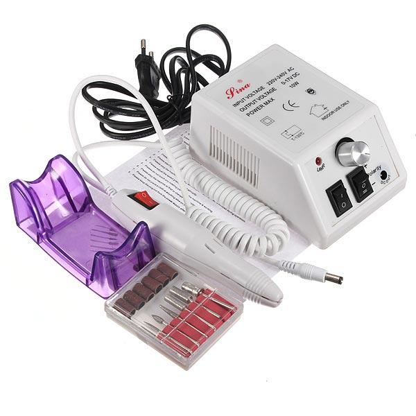 Electric Drill Nail art Machine Manicure Pedicure Kit Set_0