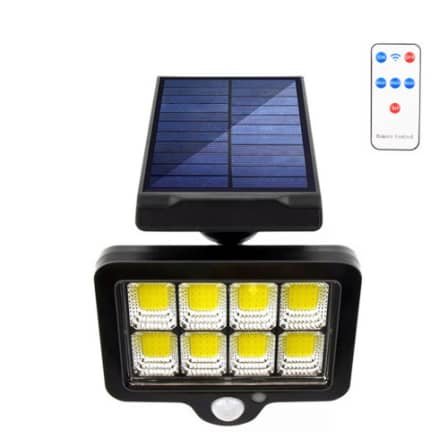 COB Solar Outdoors Motion Sensor Lights Wireless IP65 Waterproof_0