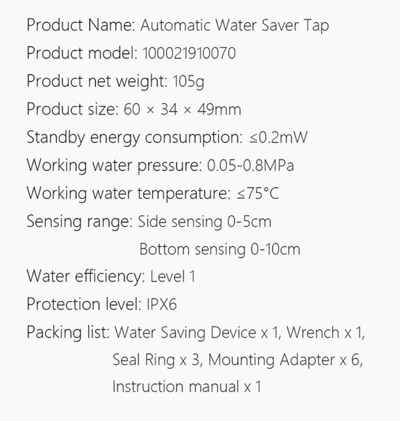 Original Xiaomi Xiaoda Automatic Tap Water Saver_5