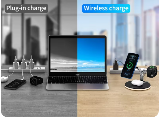 3-in-1 Fast Magnetic Wireless Charger