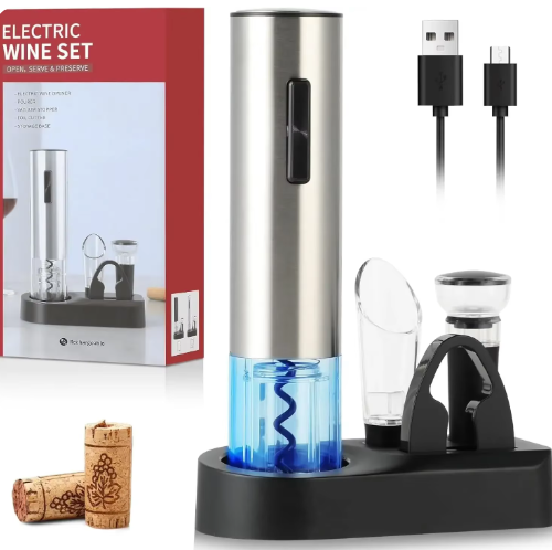 Electric Wine Opener Set