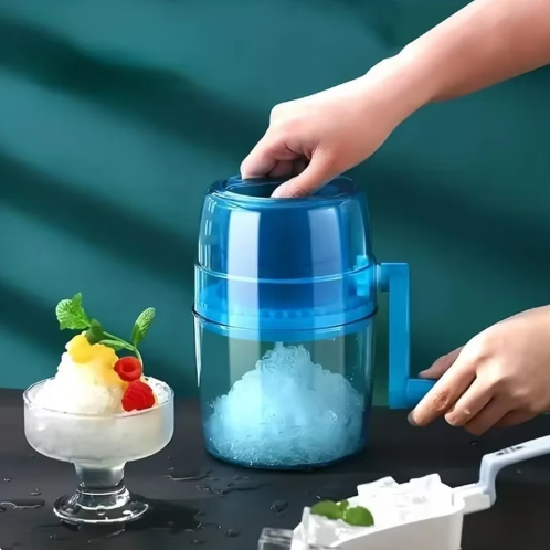 Two Blade Manual Ice Cube Crusher